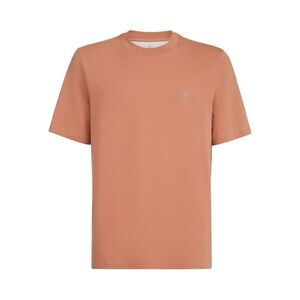 Brunello Cucinelli Men Logo Cotton T-Shirt